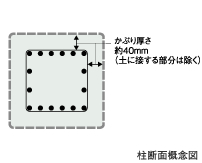 柱断面概念図