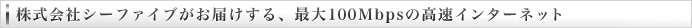 ЃV[t@Cu͂Aő100Mbps̍C^[lbg