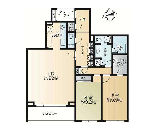 代々木パークハウス PRIMEHILLS 間取り